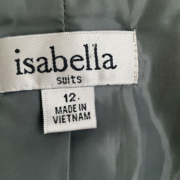 Isabella Grey Single Button Closure Women’s Blazer Jacket Size 12 - Picture 9 of 10
